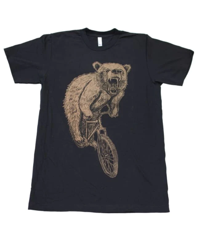 Bear on a Bicycle Unisex Shirt